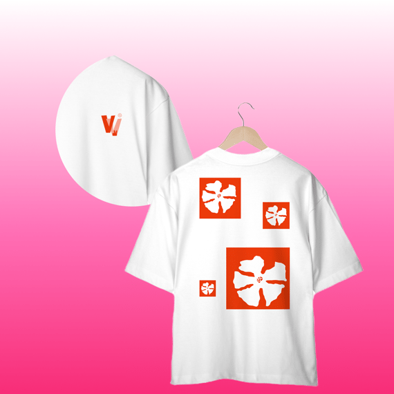 camisa oversized blossom