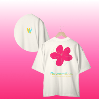 Nome do produto camisa oversized flower vibes