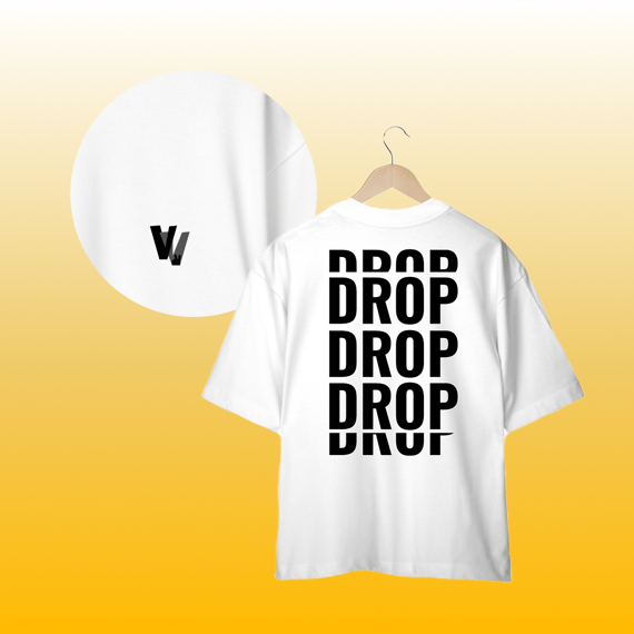 camisa oversized drop