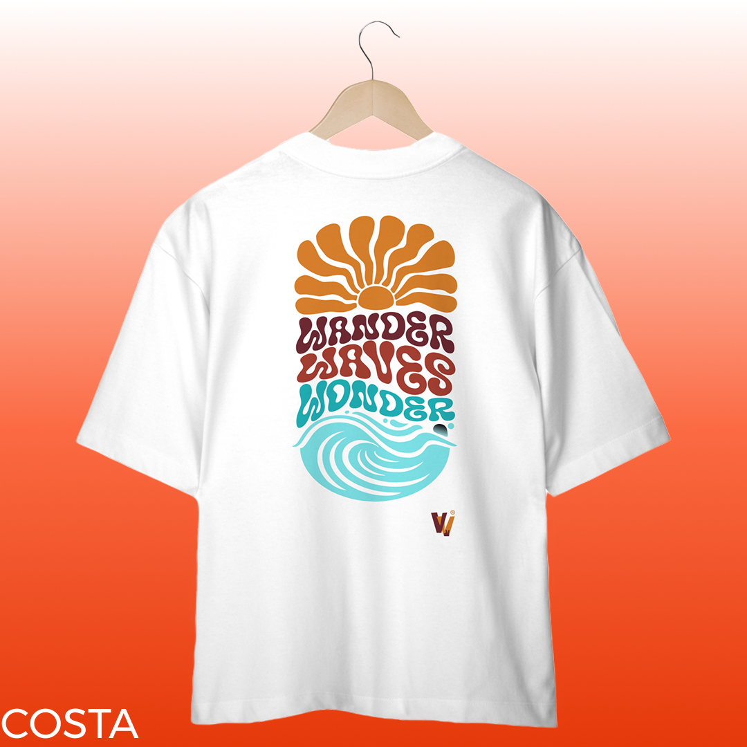 Nome do produto: camisa oversized wander waves wonder