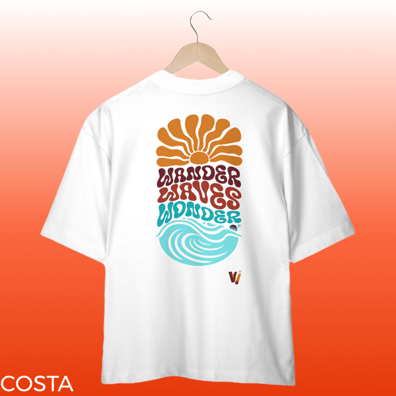 camisa oversized wander waves wonder