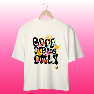 Nome do produto camisa oversized good vibes only