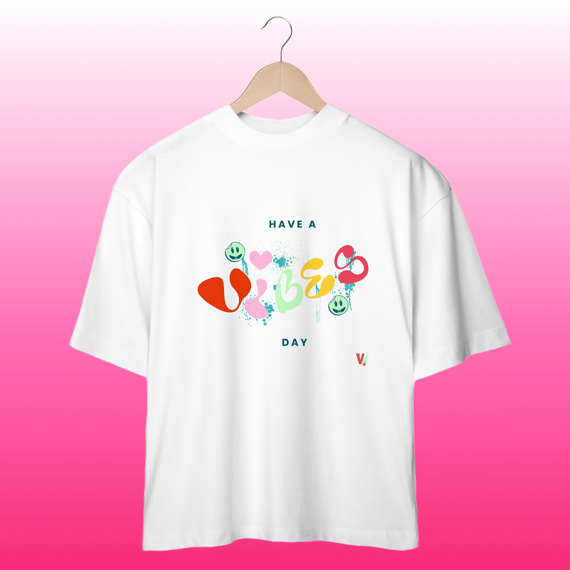 camisa oversized have a vibes day