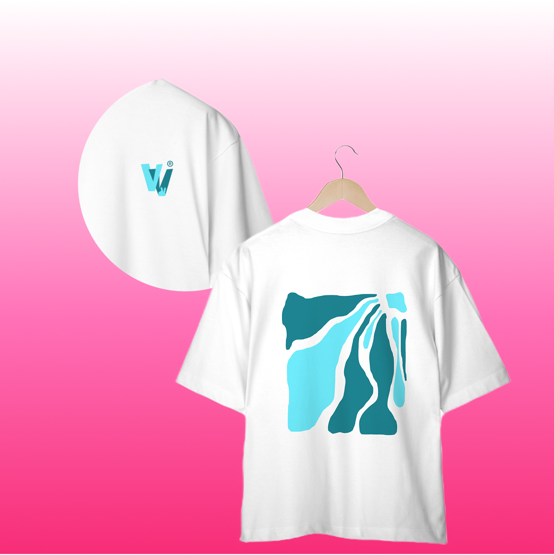 Nome do produto: camisa oversized melting flower