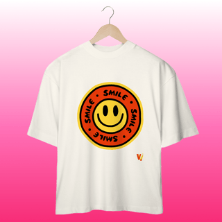 Nome do produto camisa oversized smile