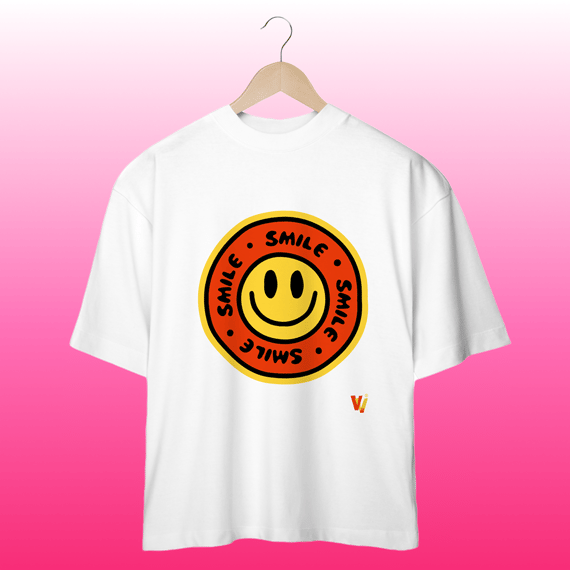 camisa oversized smile
