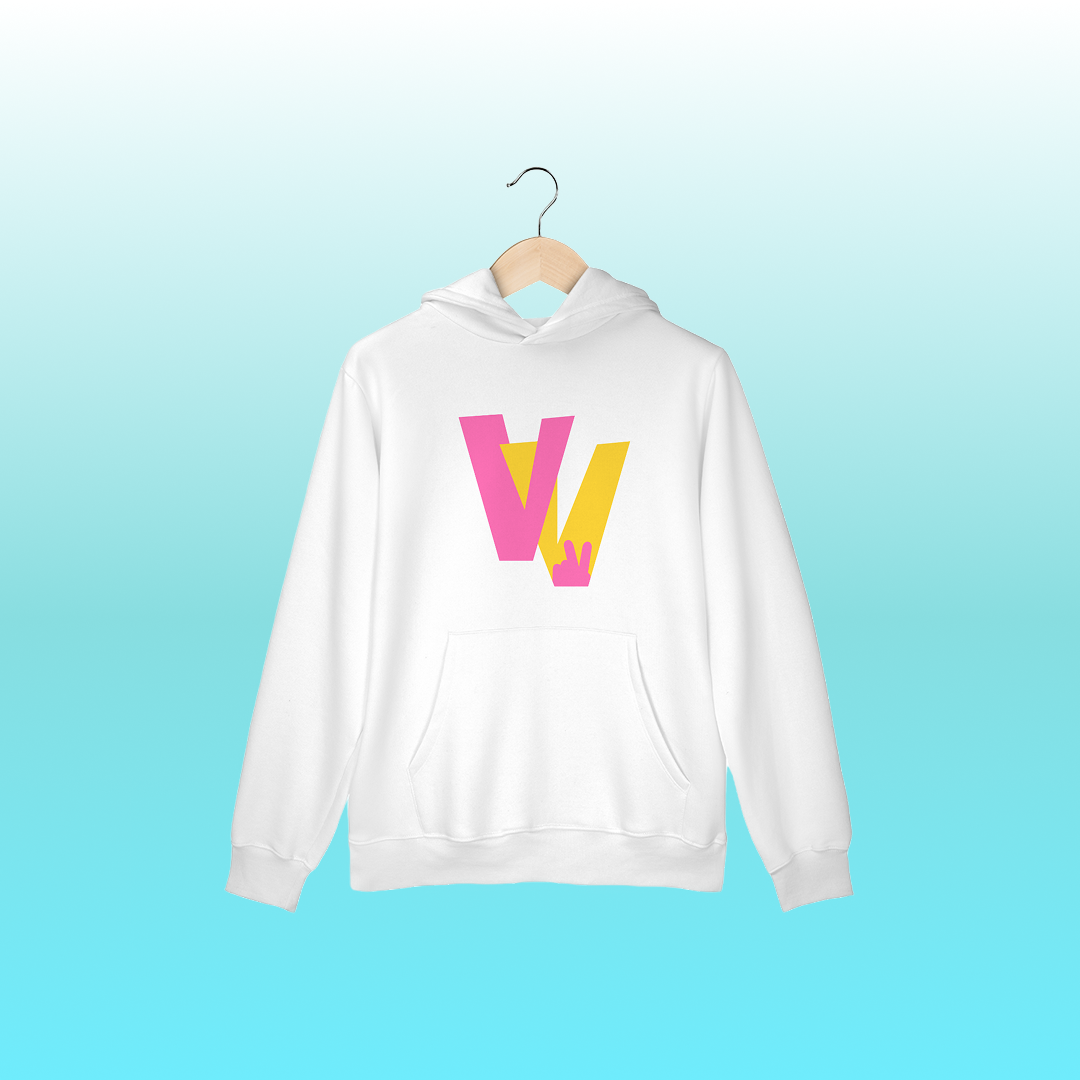 Nome do produto: moletom vibe rosa e laranja