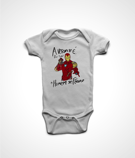 Body Infantil HOMEM DE FERRO - CINECLUBE