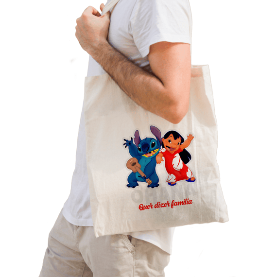 Eco Bag Grande PAI NERD - LILLO & STITCH