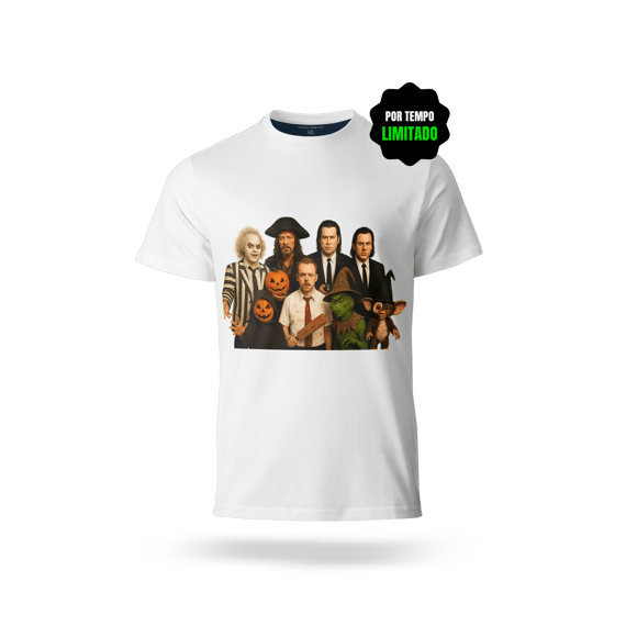 Camiseta VI NA TELINHA - ESPECIAL DE HALLOWEEN