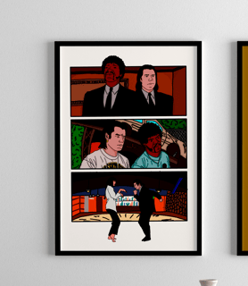 Poster Retrato PULP FICTION - CINECLUBE