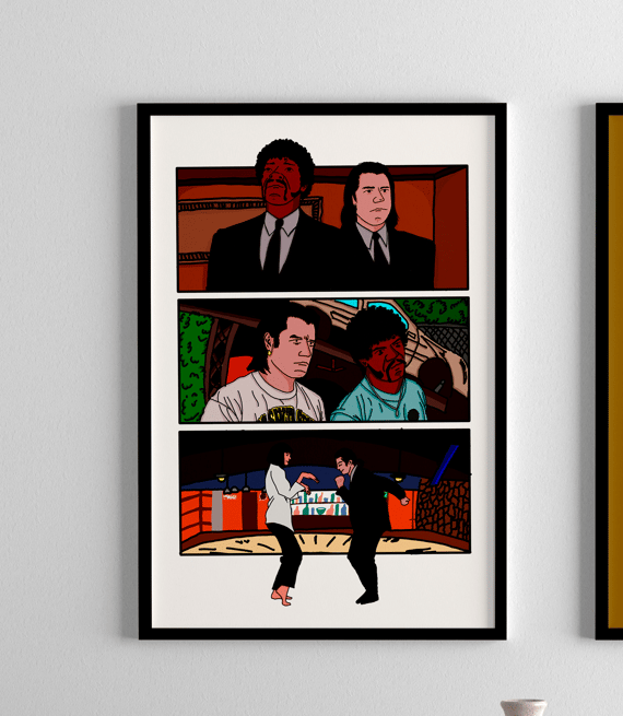 Poster Retrato PULP FICTION - CINECLUBE
