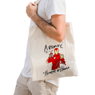Eco Bag Grande HOMEM DE FERRO - CINECLUBE