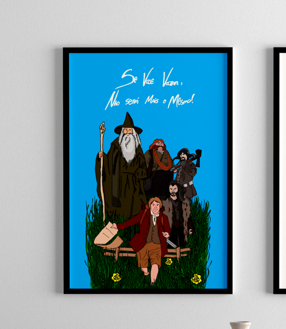 Poster Retrato O HOBBIT - CINECLUBE