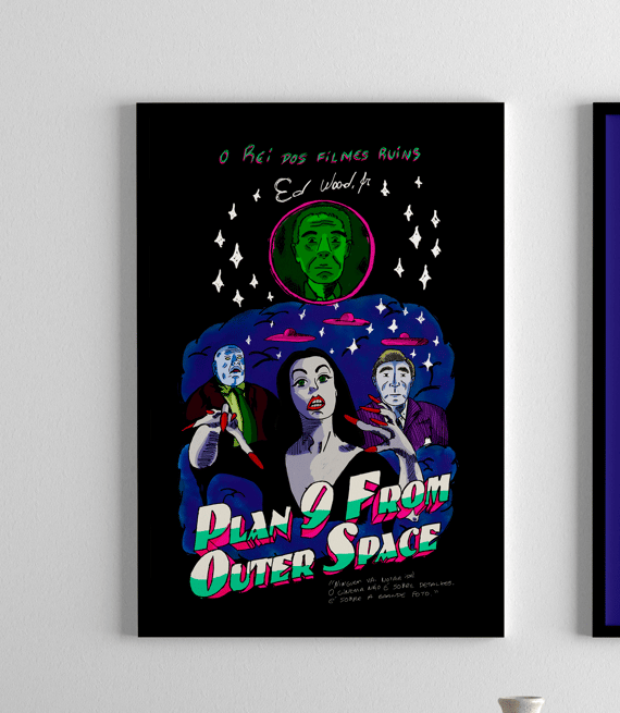 Poster PLANO 9 DO ESPAÇO SIDERAL - CINECLUBE