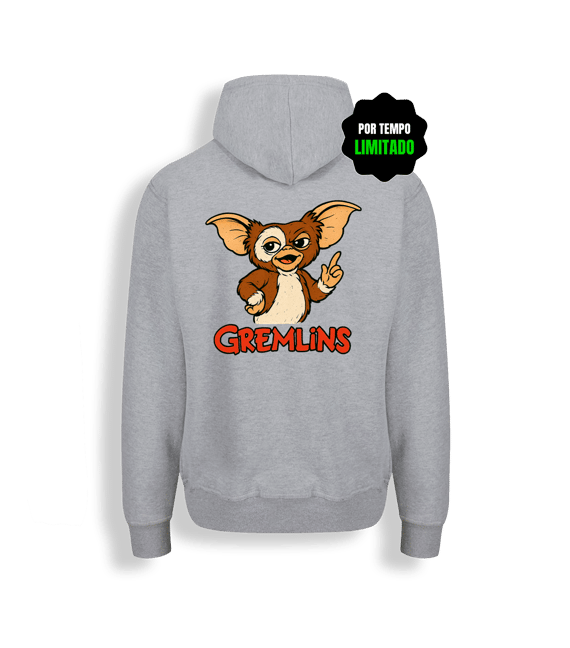 Moletom Prime Com Zíper VI NA TELINHA - GREMLINS