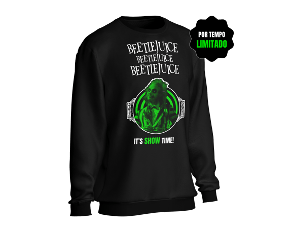 Moletom Prime Fechado VI NA TELINHA - BEETLEJUICE