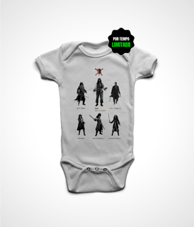 Body Infantil VI NA TELINHA - PIRATAS DO CARIBE