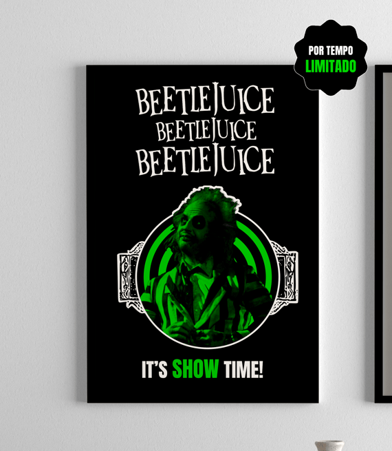 Poster Retrato VI NA TELINHA - BEETLEJUICE