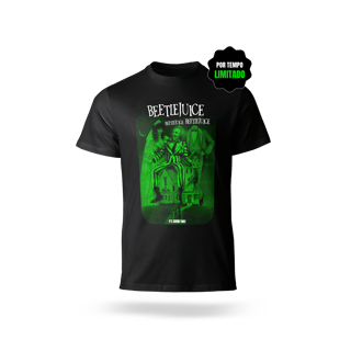 T-Shirt Plus Size VI NA TELINHA - BEETLEJUICE