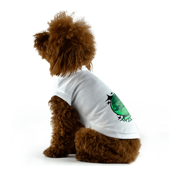 Camisa Pet Dog PAI NERD - BABY YODA