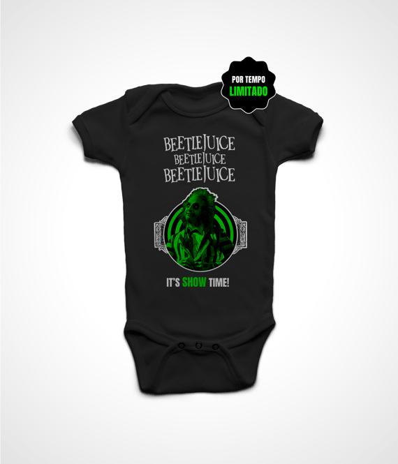 Body Infantil VI NA TELINHA - BEETLEJUICE