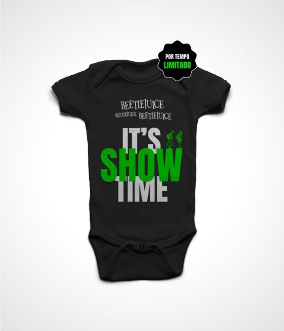 Body Infantil VI NA TELINHA - BEETLEJUICE