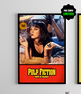 Poster VI NA TELINHA - PULP FICTION