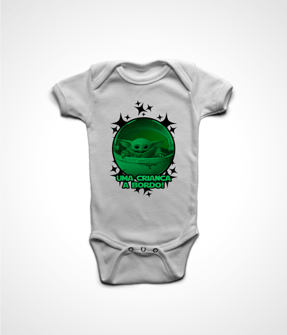 Body Infantil PAI NERD - BABY YODA