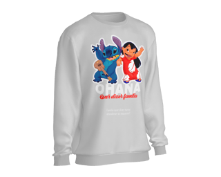 Moletom Prime Fechado PAI NERD - LILLO & STITCH