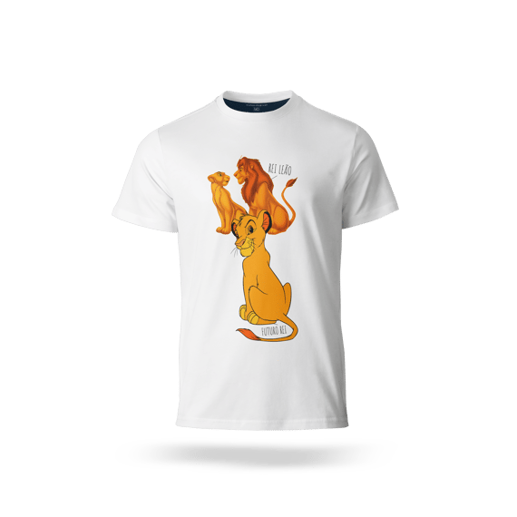 T-Shirt Plus Size PAI NERD - REI LEÃO