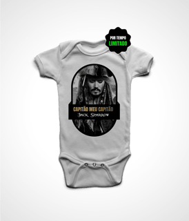 Body Infantil VI NA TELINHA - PIRATAS DO CARIBE