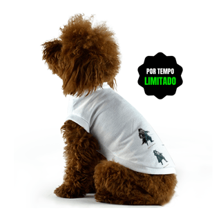 Camisa Pet Dog VI NA TELINHA - PIRATAS DO CARIBE