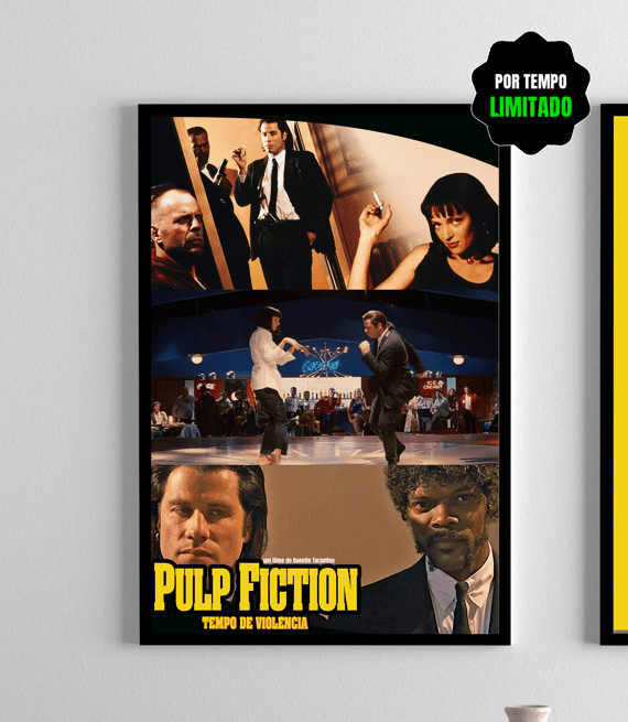 Poster VI NA TELINHA - PULP FICTION
