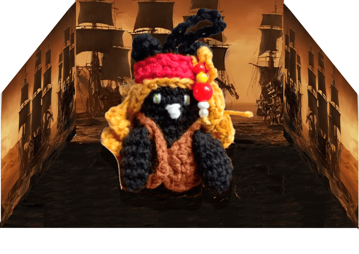 Cenário Geekatinhos Pirata do Caribe Nome do produto: Cenário Geekatinhos Pirata do Caribe