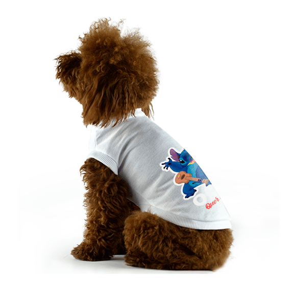 Camisa Pet Dog PAI NERD - LILLO & STITCH