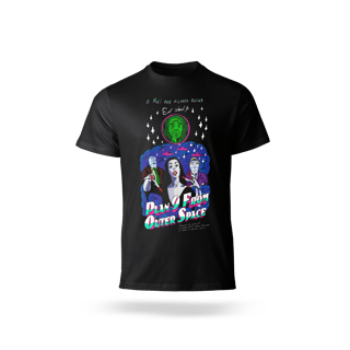 T-Shirt Plus Size PLANO 9 DO ESPAÇO SIDERAL - CINECLUBE