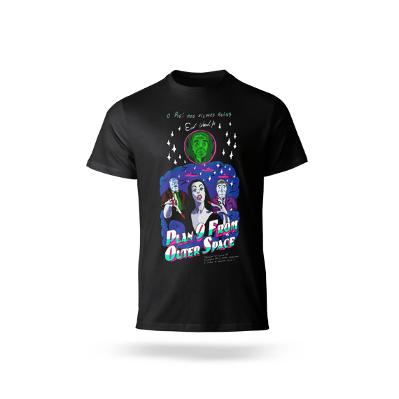 T-Shirt Plus Size PLANO 9 DO ESPAÇO SIDERAL - CINECLUBE