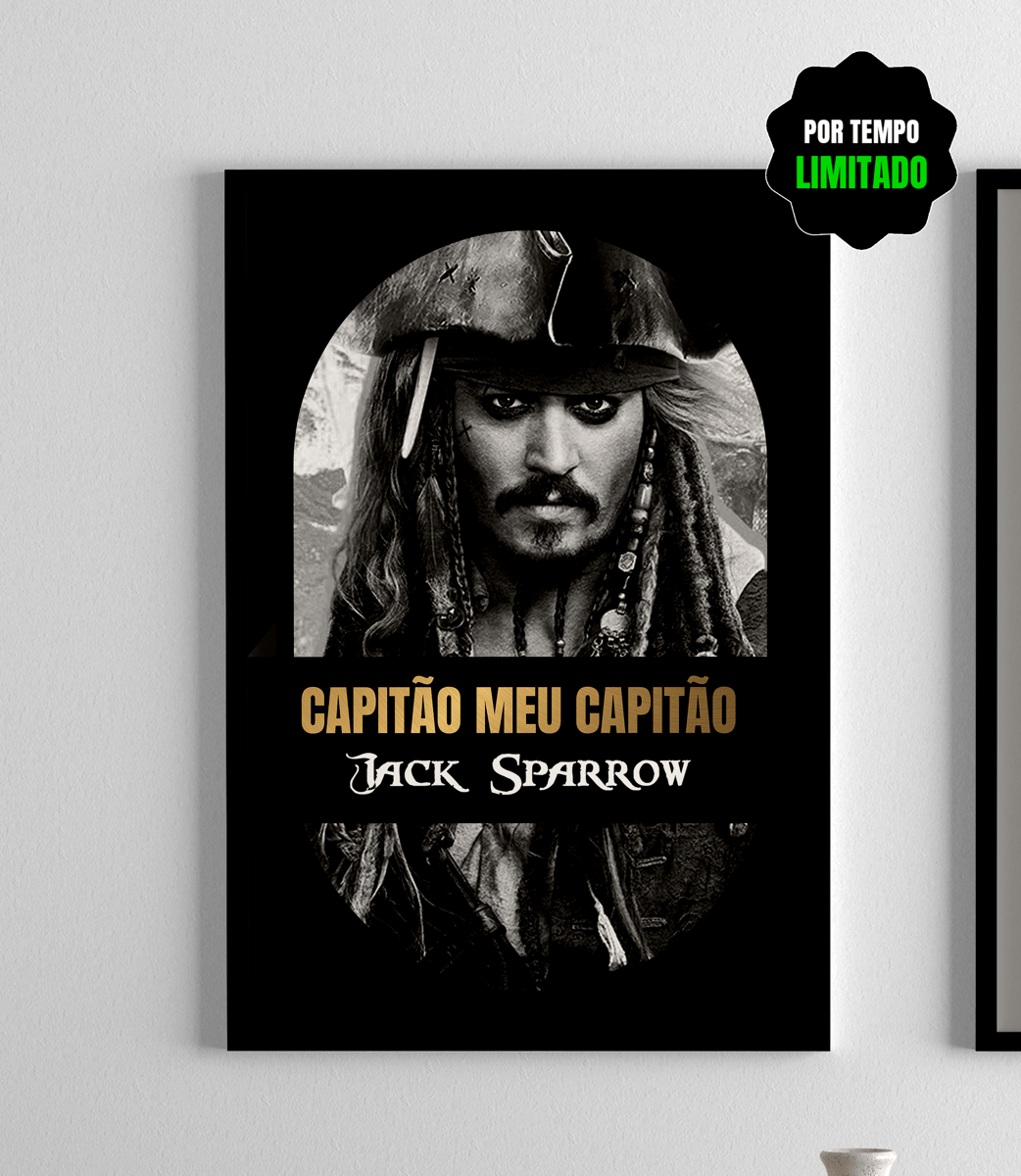 Poster Retrato VI NA TELINHA - PIRATAS DO CARIBE Nome do produto: Poster Retrato VI NA TELINHA - PIRATAS DO CARIBE