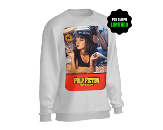 Moletom Prime Fechado VI NA TELINHA - PULP FICTION