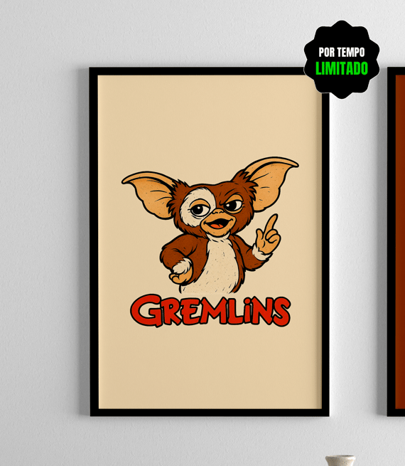Poster VI NA TELINHA - GREMLINS
