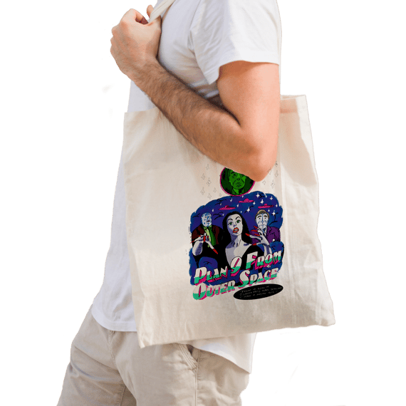 Ecobag PLANO 9 DO ESPAÇO SIDERAL - CINECLUBE