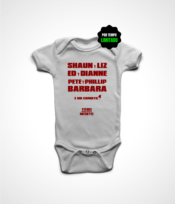 Body Infantil VI NA TELINHA - TODO MUNDO QUASE MORTO