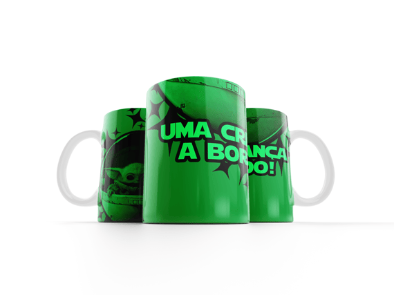Caneca PAI NERD - BABY YODA