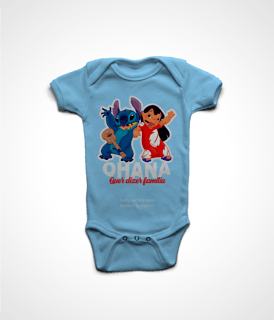 Body Infantil PAI NERD - LILLO & STITCH