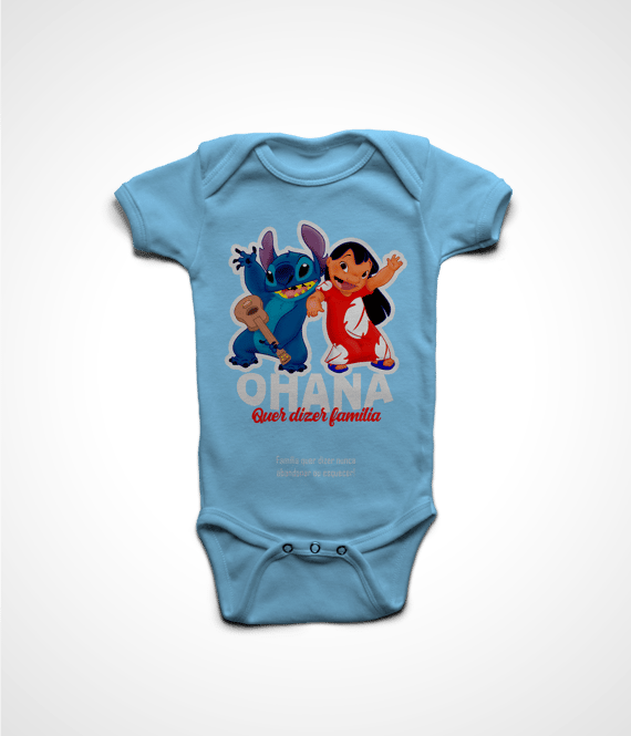 Body Infantil PAI NERD - LILLO & STITCH