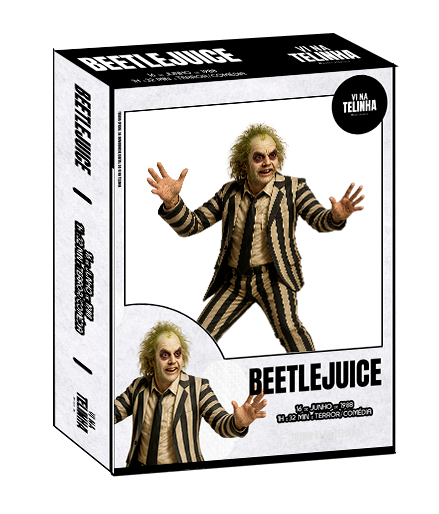 Caixa de totem Beetlejuice - Vi na Telinha Beetlejuice