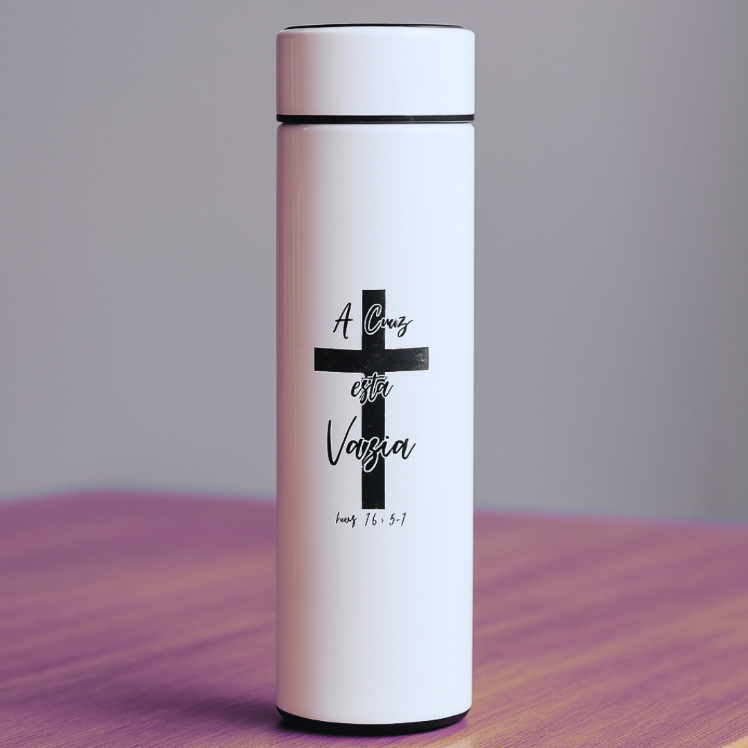 Nome do produto: Garrafa Térmica - Cruz Vazia