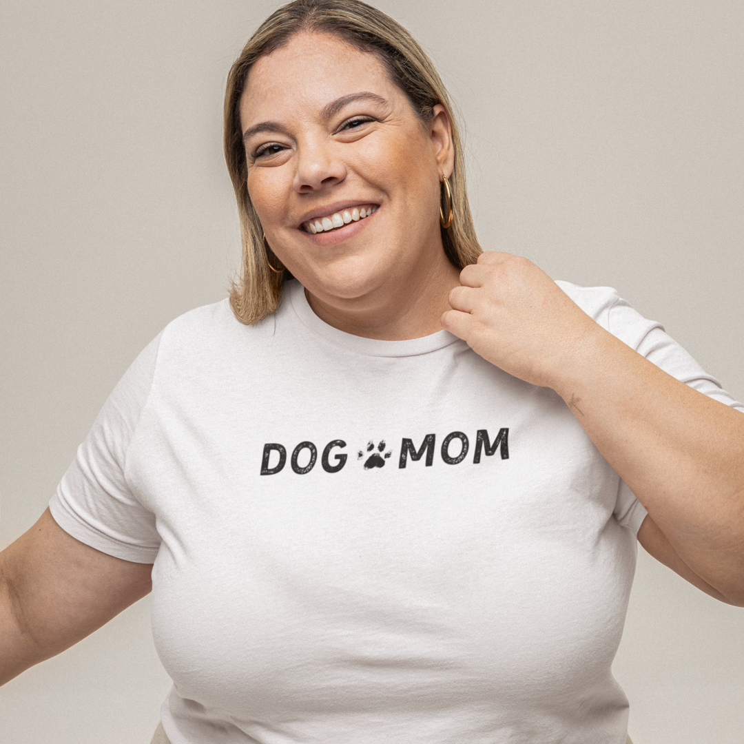 Camiseta Plus Size [Dog Mom]