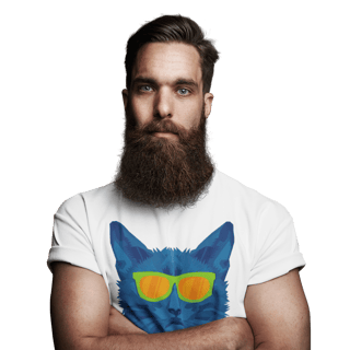 Camiseta Basic [Pop Art Cat]